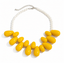 Collar Perlas Sol Amarillo