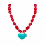 Collar Corazón Turquesa