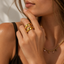 Anillo Dorado Doble