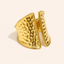 Anillo Dorado Texturizado Ajustable