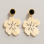 Maxi aretes flor marfil
