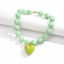 Collar Corazón Menta