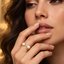 Anillo de dos Perlas Ajustable