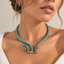 Collar Serpiente Turquesa
