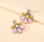 Aretes Flor Multicolor