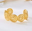 Brazalete Espiral Dorada
