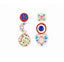 Aretes Asimétricos Floral