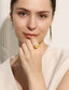 Anillo doble flor con perla