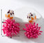 Aretes Jardín Fucsia