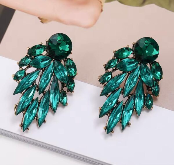 Aretes de piedras azules