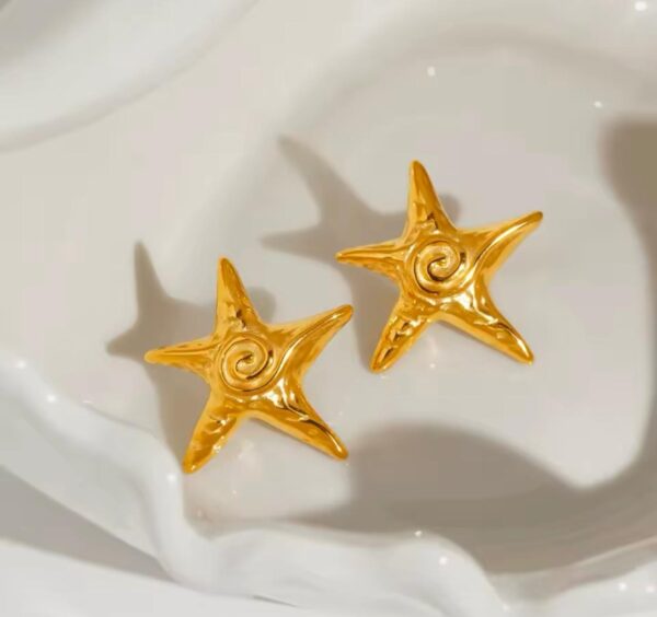 Aretes de estrella pequeños