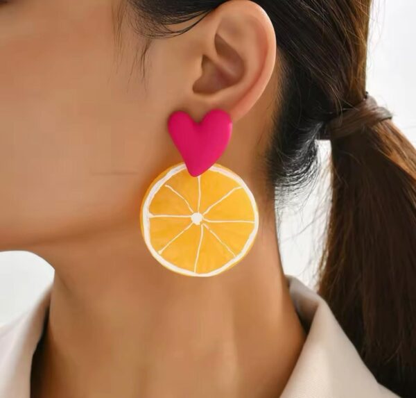 Maxi Aretes en forma de naranja