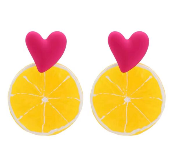 Maxi Aretes en forma de naranja - Image 2