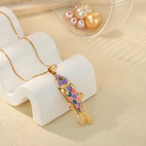 Cadena de pez de colores
