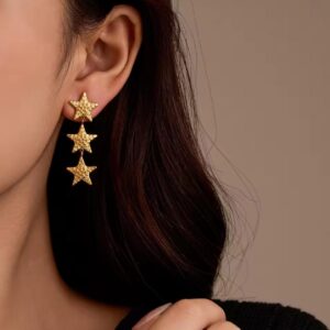 Aretes de estrellas largos